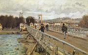 Alfred Sisley Footbridge at Argenteuil oil